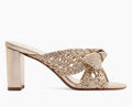 Alexandre Birman Belinda 75mm Woven Leather Mules Gold
Size 38.5 / US 8.5