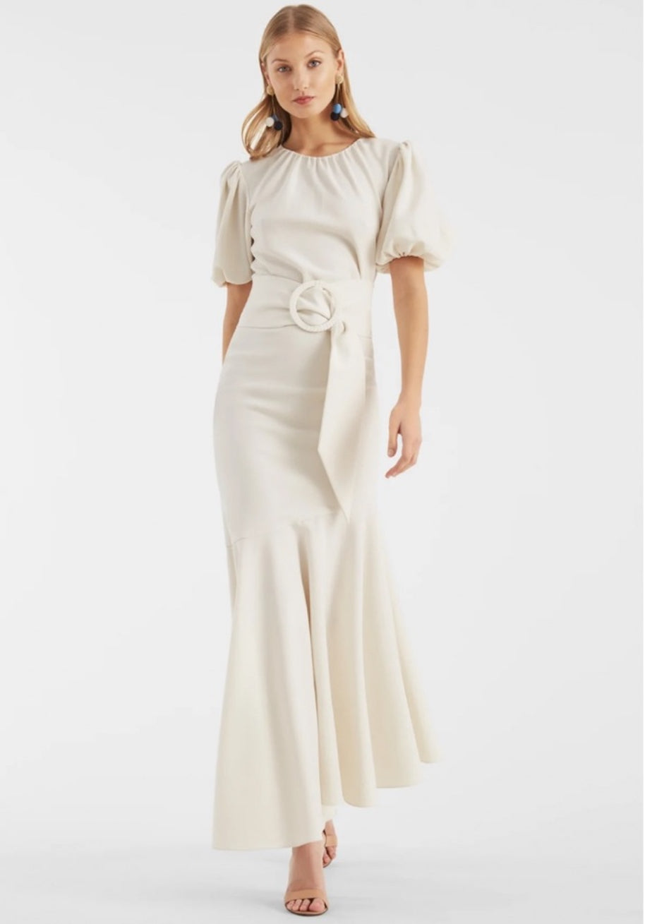 Sachin + Babi Camila
Crepe Ruched
Mermaid Dress Ivory Sz 12 $650