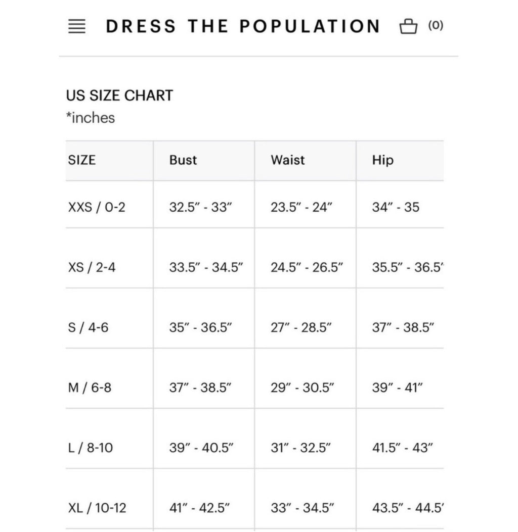 DRESS THE POPULATION Mia
Maxi Dress in Black Sz XS $325