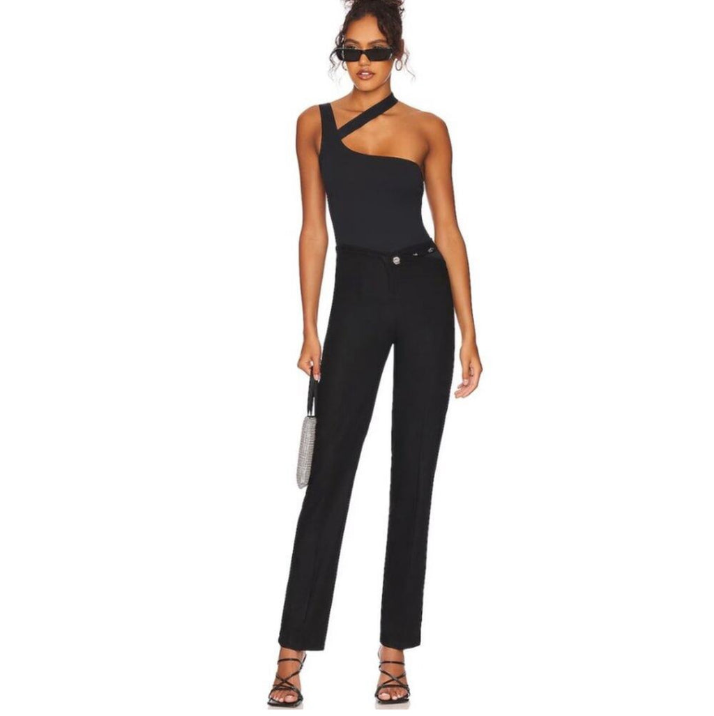 OW Collection Manon Pant in Black Caviar Sz Small $150