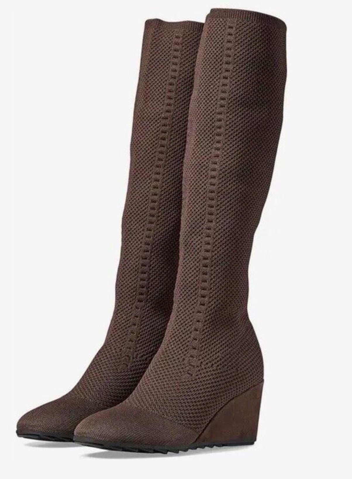 Eileen Fisher Kasana Stretch
Knit Pull On Boots Brown Sz 6 $275