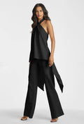 SACHIN & BABI SABRINA HALTER NECK TOP Black Sz 14 $325