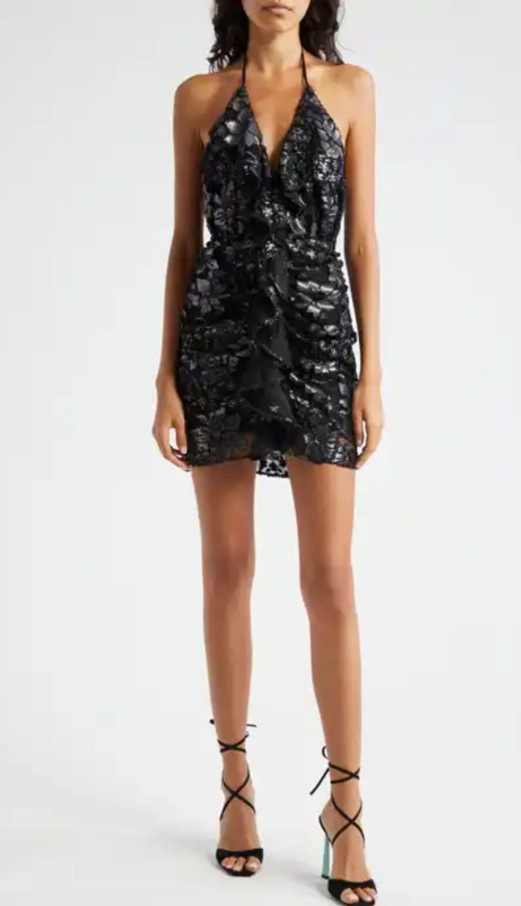 Ramy Brook Hackett Metallic Floral Halter
Minidress Sz 6 $465