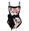 Ta3 Sashy in Frame Rose Snake Black