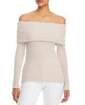 Enza Costa Sweater Knit Off The Shoulder
Top in Rose Tan Sz Small $175
