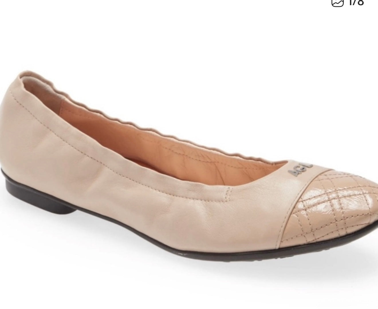 AGL Maruska Ballet Leather
Flats in Blush Sz 37 $299