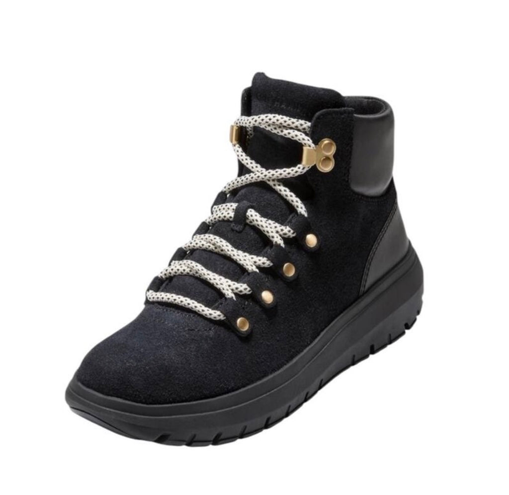Cole Haan Women’s Grand Raelyn Waterproof Hiking Boots Black Size 10