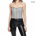 Generation Love Shay Tweed Top in Black Rainbow Sz XS $235