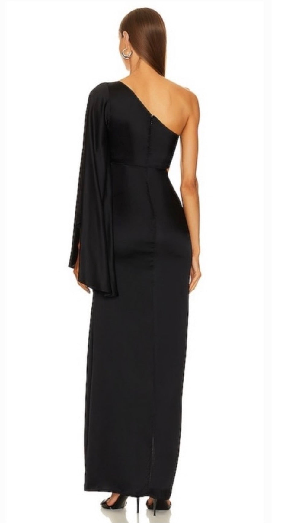 MICHAEL COSTELLO x REVOLVE Kamaria Gown Black – Size Small