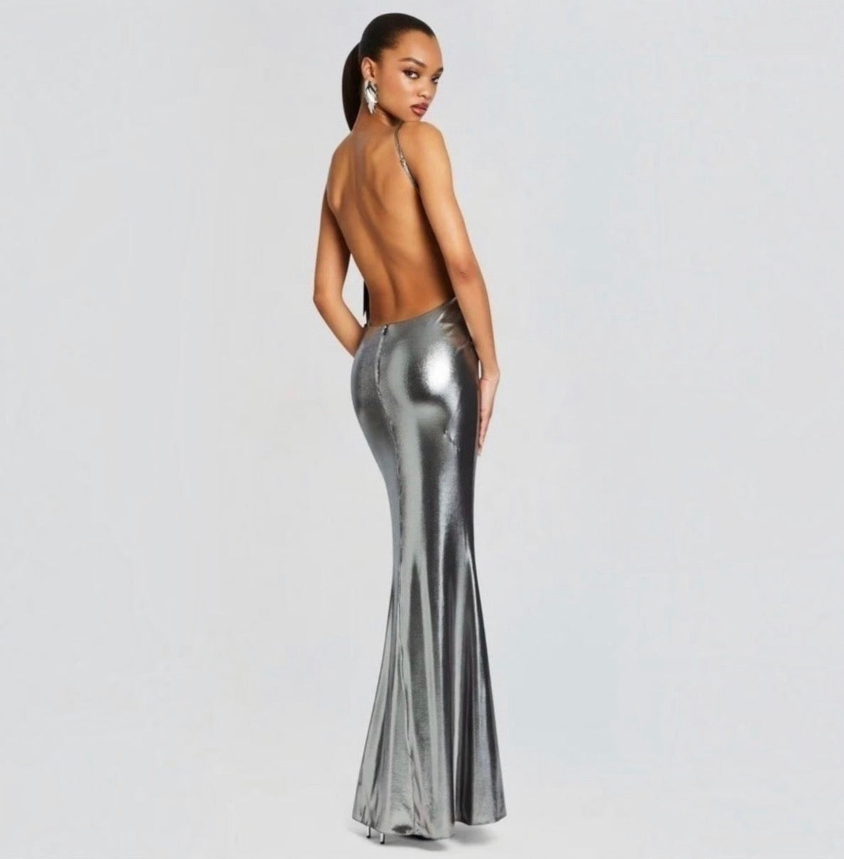 Retrofete ROMILLY DRESS in Gunmetal