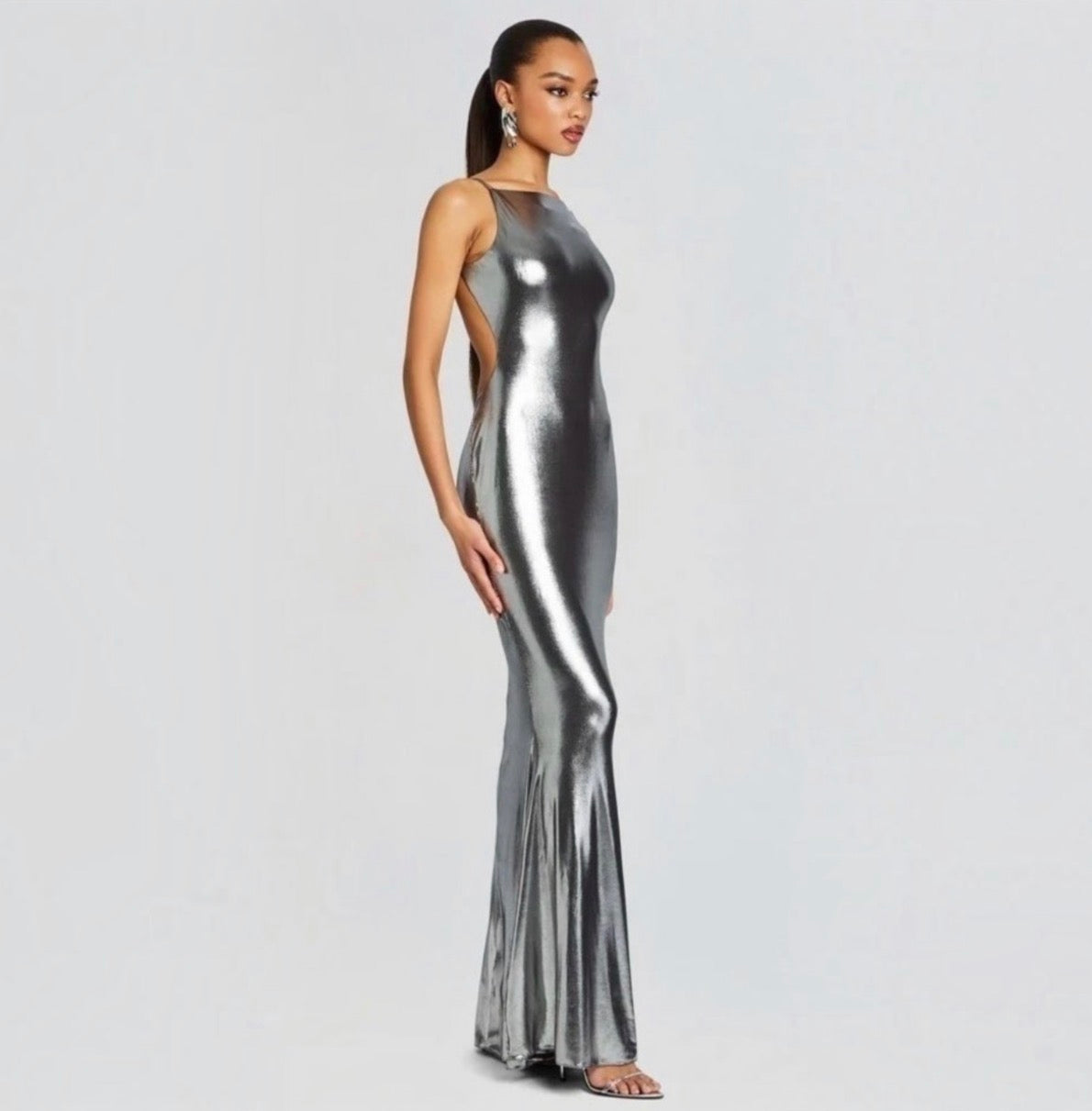 Retrofete ROMILLY DRESS in Gunmetal