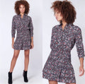 New! Veronica Beard Rory Floral Silk Mini Dress Sz 0 $595