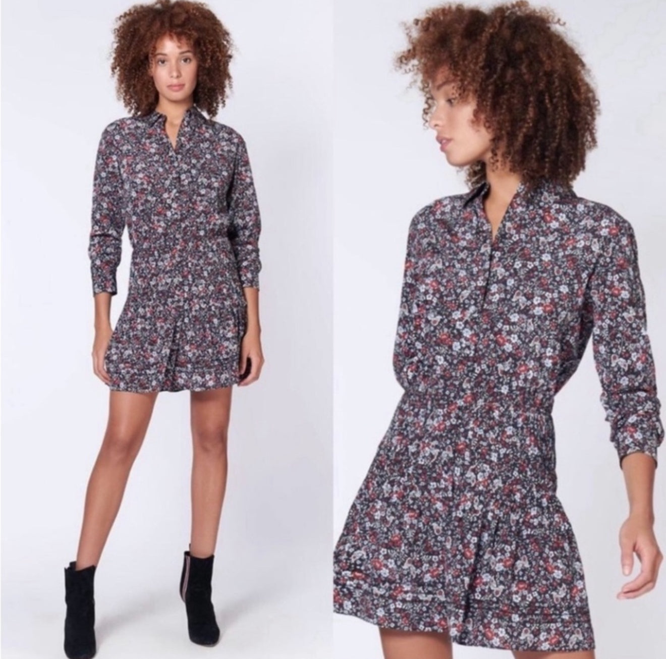 New! Veronica Beard Rory Floral Silk Mini Dress Sz 0 $595