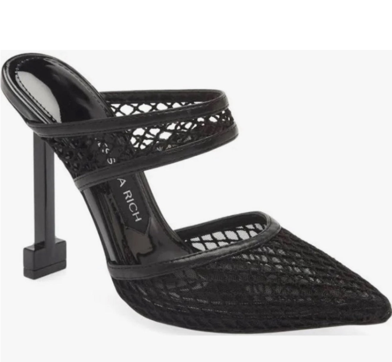 Jessica Rich Ysabelle Fishnet
Pointed Toe Heels in Black Sz 37 $275