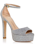 Stuart Weitzman Disco Crystal Platform Sandals Size 8
$525
