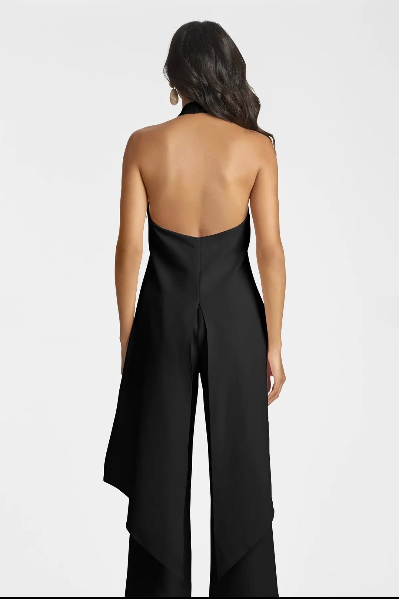 SACHIN & BABI SABRINA HALTER NECK TOP Black Sz 14 $325