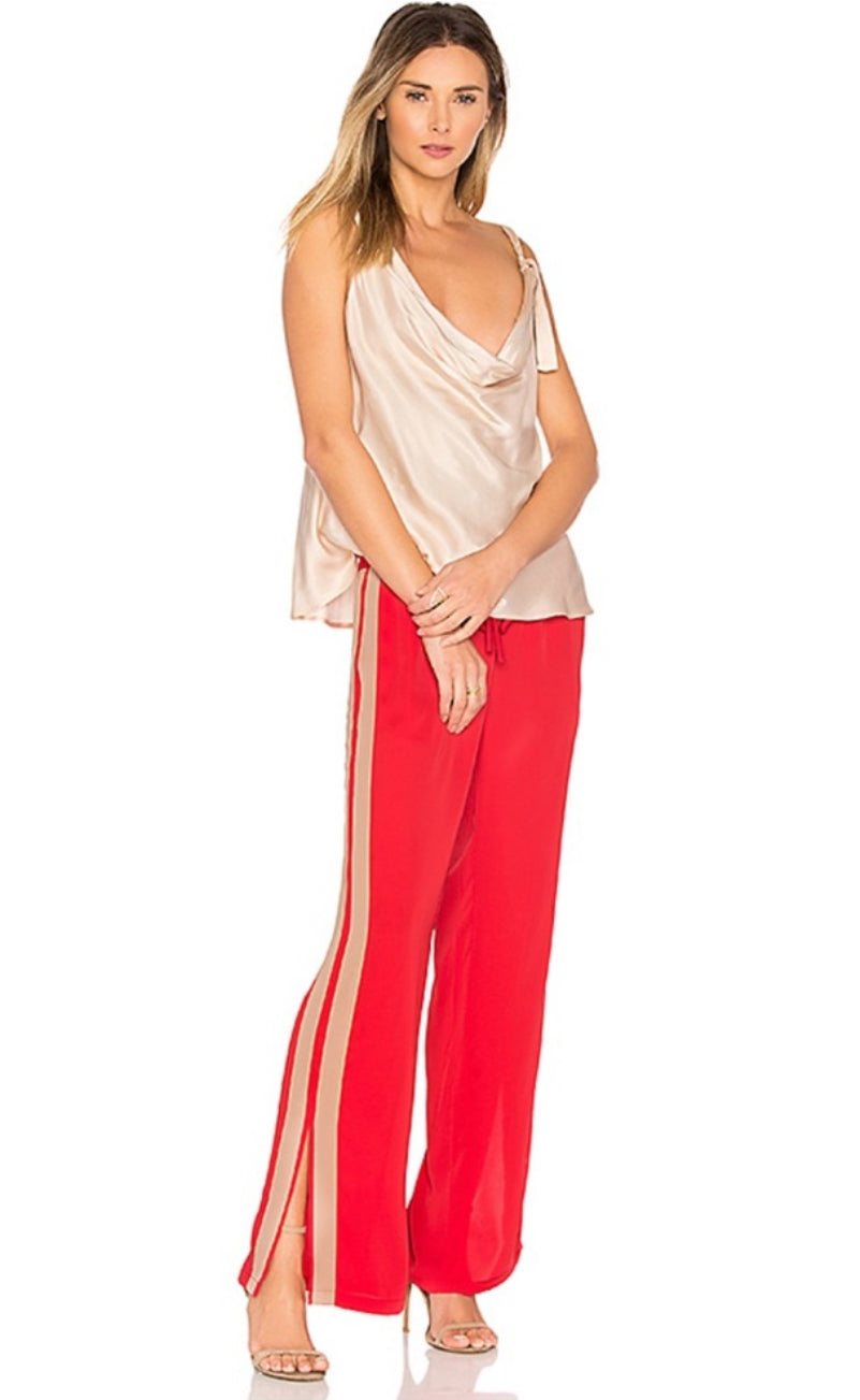L'Academie × REVOLVE The Track Pant in Red
Clay & Camel Sz XS