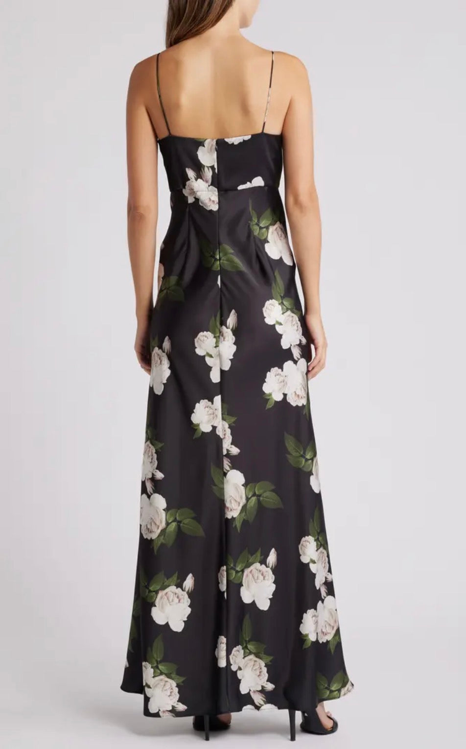 Sachin & Babi Shyla Gown in Obsideon Blooms Sz 8 $350