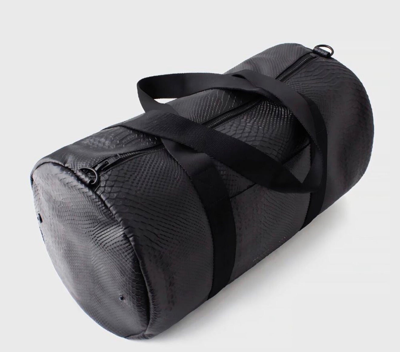 AMPERSAND AS APOSTROPHE O.G. Convertible Duffle  Bag Black
Leather  $519