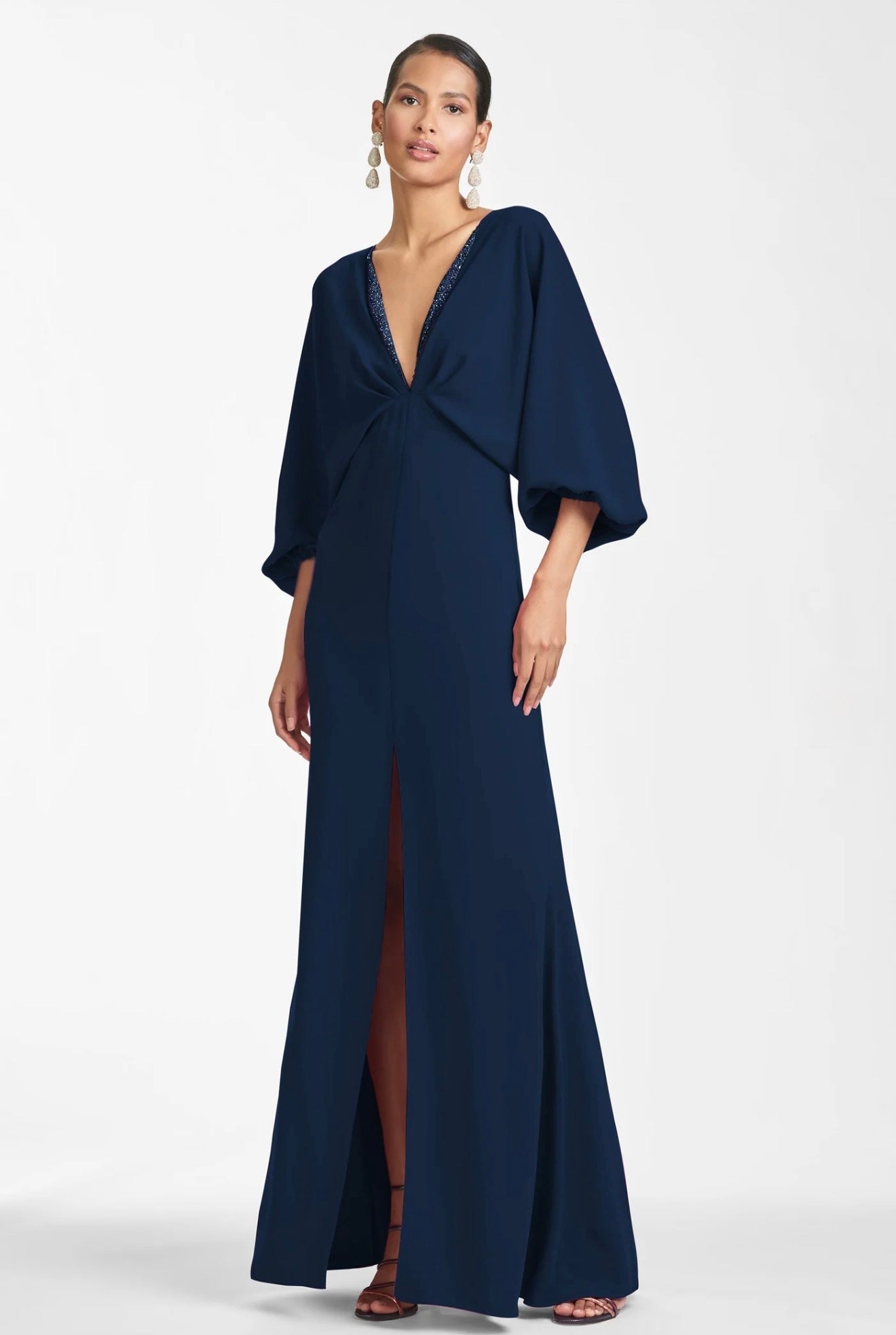 Sachin & Babi Gabby Gown in Navy Sz 4 $725