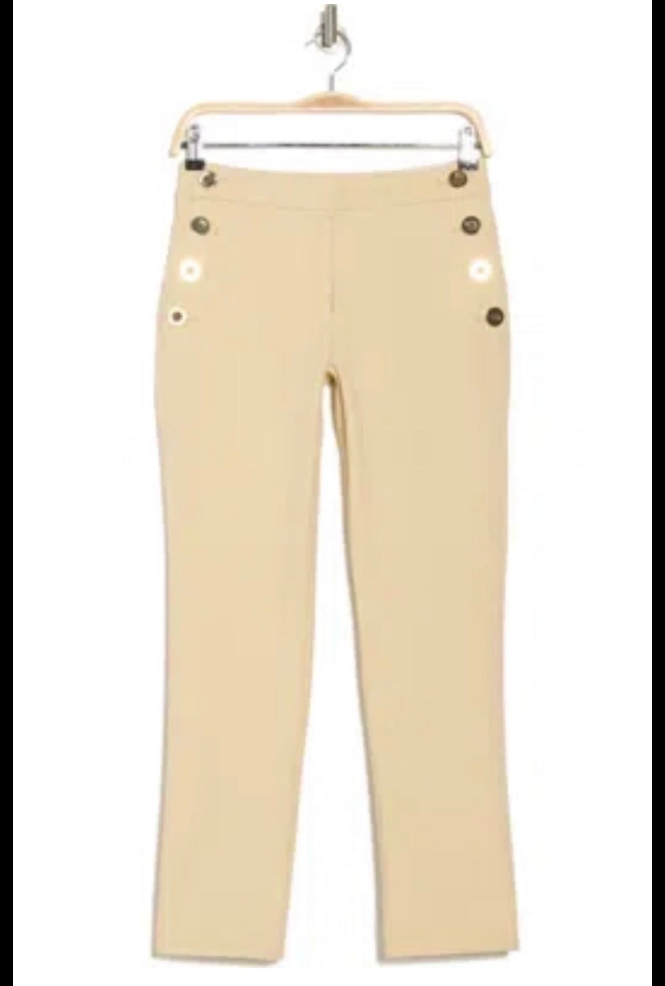 Derek Lam 10 Crosby  Kelis Ankle Straight Leg Sailor Pants in
Tan Sz 6 $395