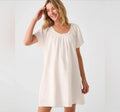 Faherty Annabelle Dress in Whisper White Size Small $188