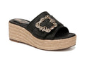 Sam Edelman Celia Black
Raffia Platform Sandals sz 10 $140