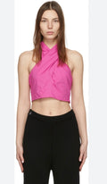 STAUD Kai Crisscross
Halter Top Sz 6 Pink $145
