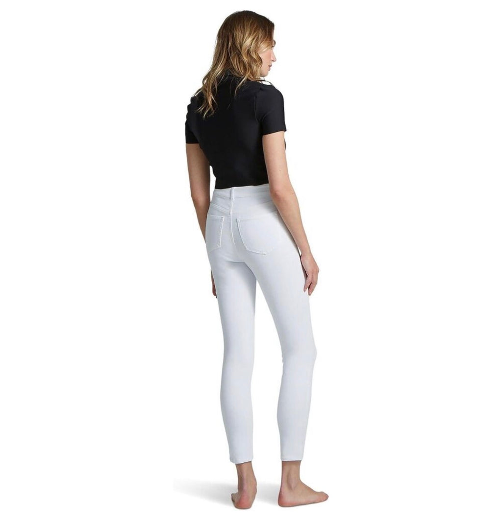 Commando Do It All Denim High-Rise Skinny Jeans White Size Small