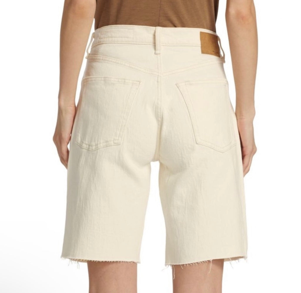 Rag & Bone Vintage Bermuda Shorts in Ecru Sz 25 $195