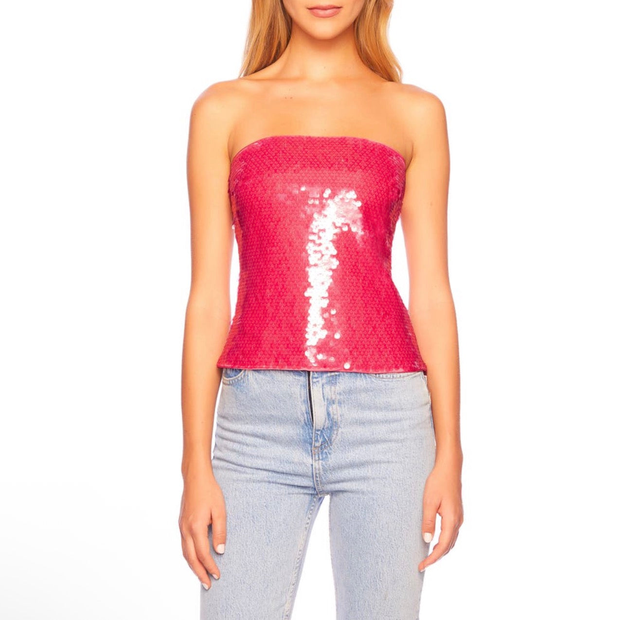 SUSANA MONACO
Sheer Sequin Tube Top - Azalea
Sz Small $238