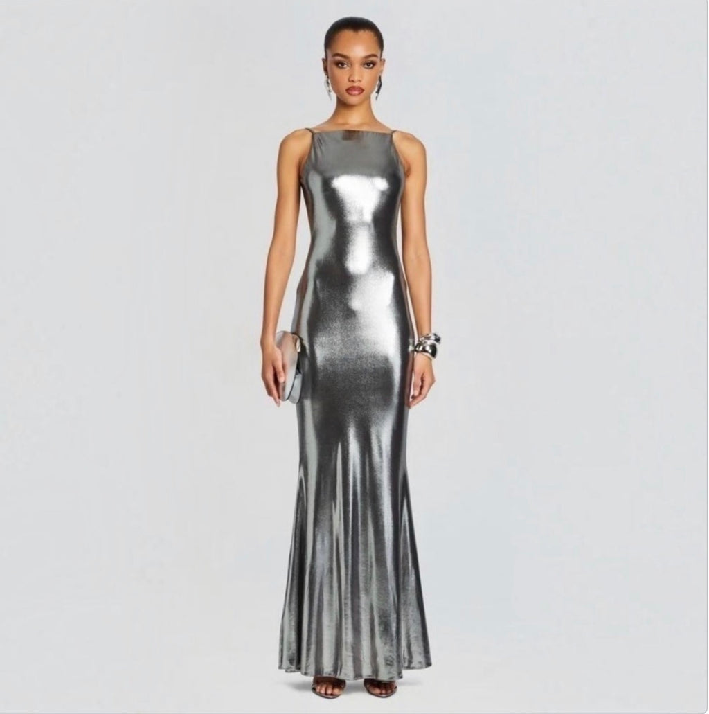 Retrofete ROMILLY DRESS in Gunmetal