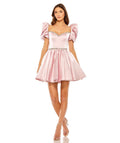 Mac Duggal 20688 Puff Sleeve
Sweetheart Neck Dress in Blush Sz 8 $498