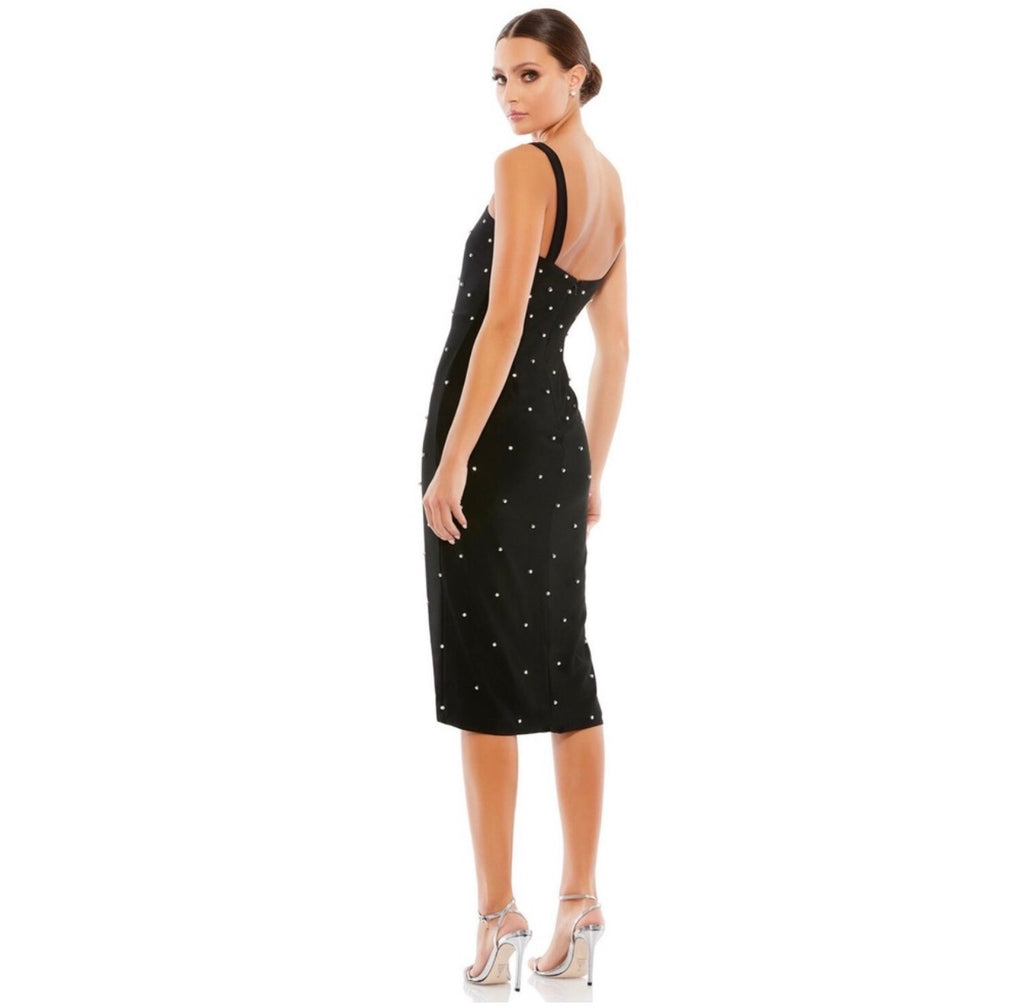 IEENA MAC DUGGAL 70211 Rhinestone Encrusted
Square Neck Dress Sz 12 $278