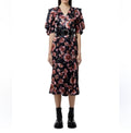 THE KOOPLES
Women's Floral Puff-sleeve
Dress In Black Kooples sz 4 US Small 
$498