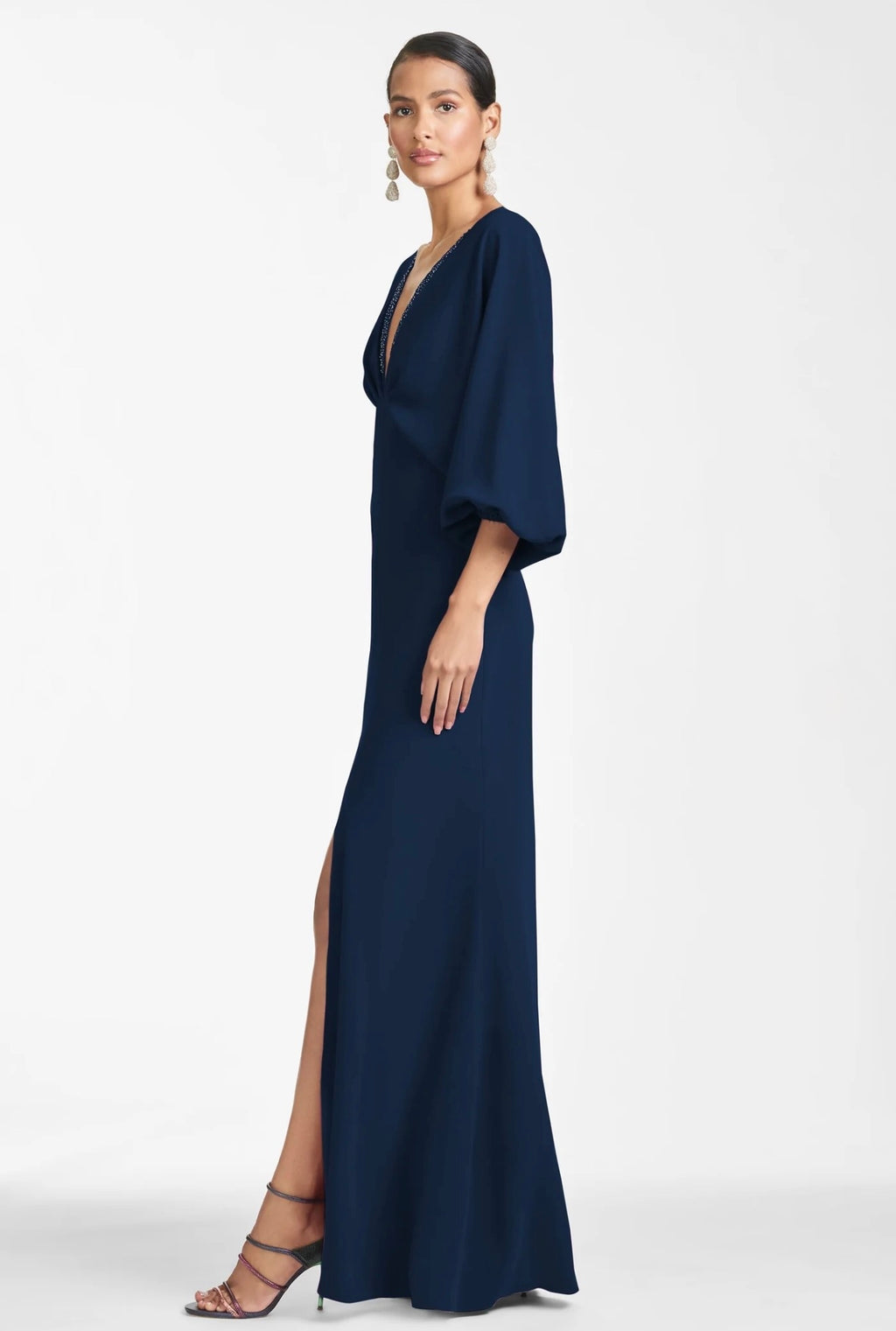 Sachin & Babi Gabby Gown in Navy Sz 4 $725
