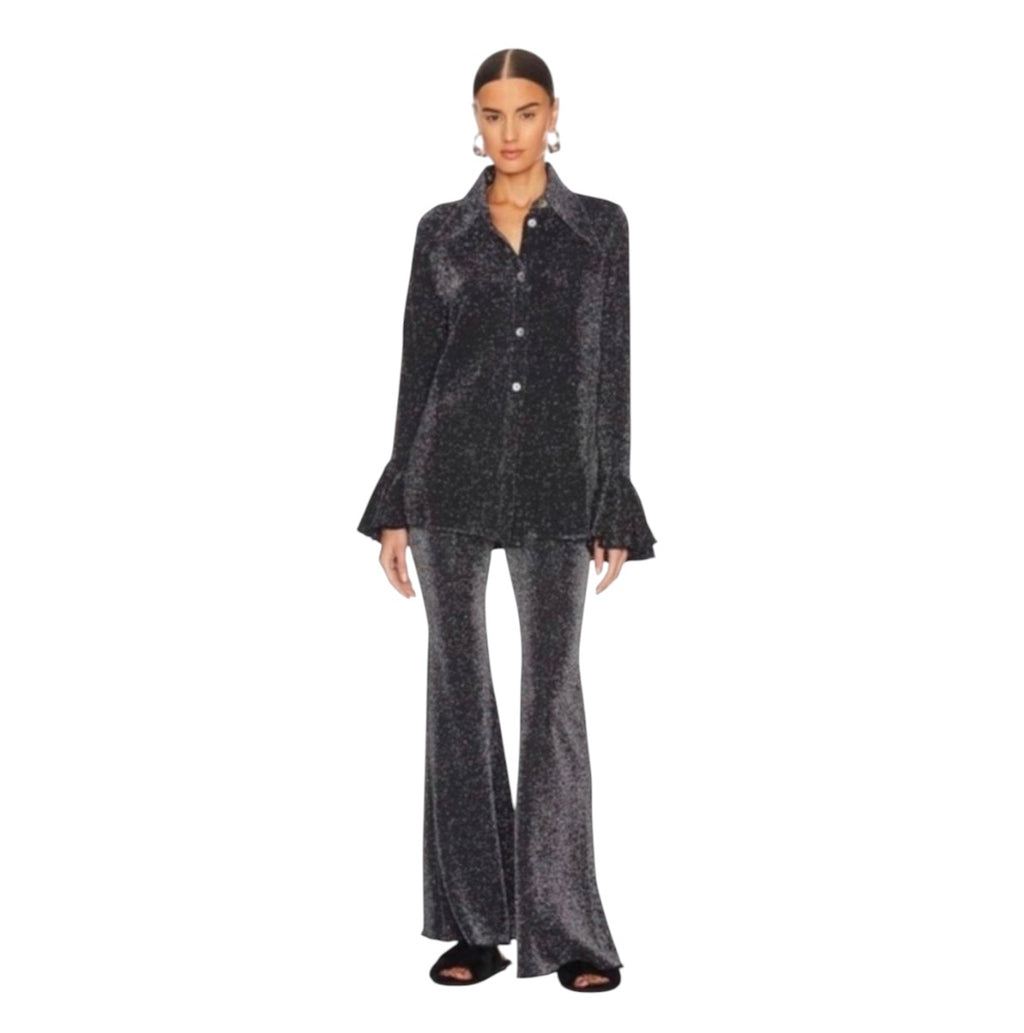 Sleeper Cosmos Metallic Stretch
Lounge Set Black  Small