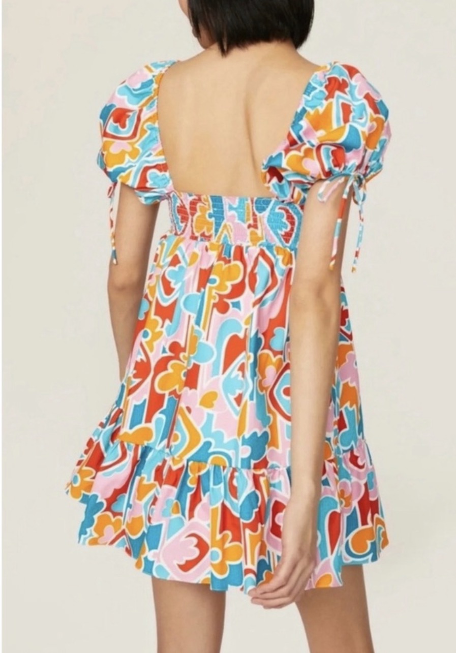 Amanda Uprichard Sicily
Babydoll Mini Dress Miami Print
Size Medium $238