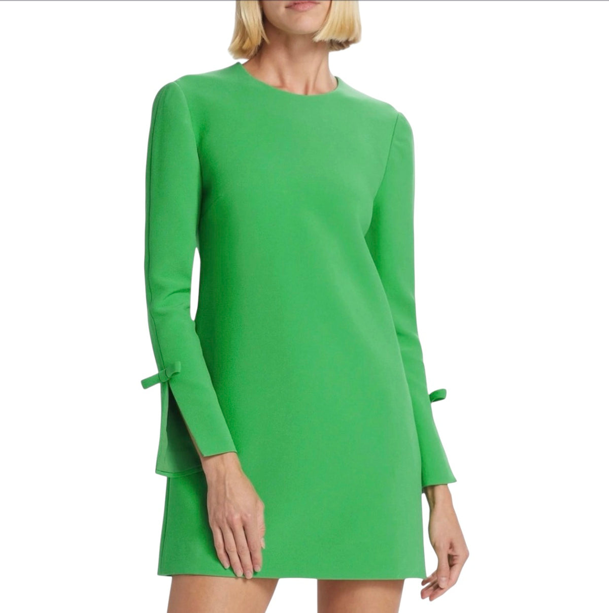 Sachin & Babi Lily Bow Sleeve Shift Dress Parrot Green Size 0