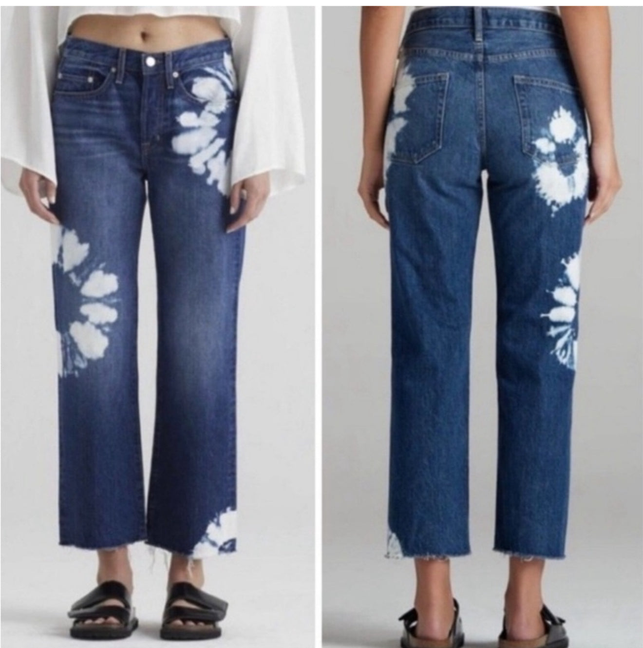 Edwin Kali Bleached
Vintage Straight Ankle Jeans $208 Sz 25
