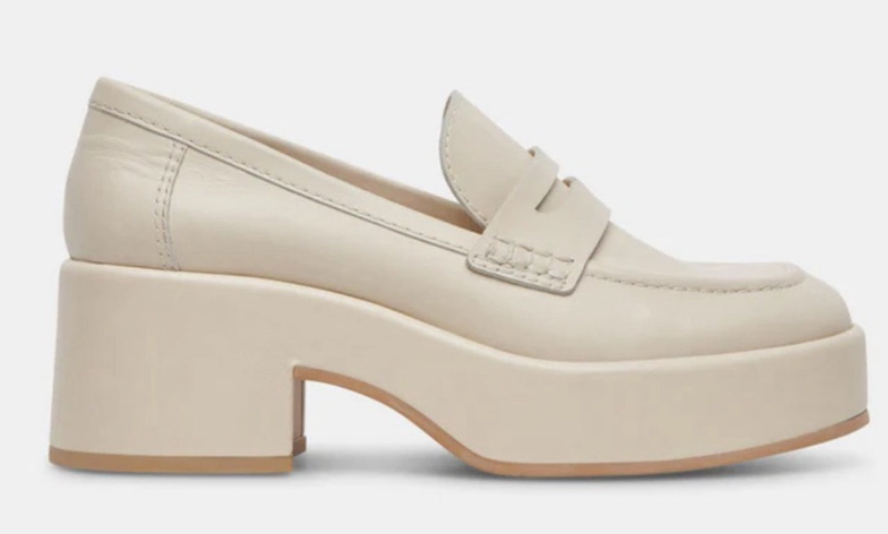 Dolce Vita Yanni Platform Leather
Penny Loafer Cream $150