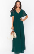 Show Me Your Mumu Emily Empire Maxi Dress Emerald Green
$188
