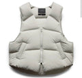 iise men’s Down PUFFER VEST in Cold Beige size XL $275