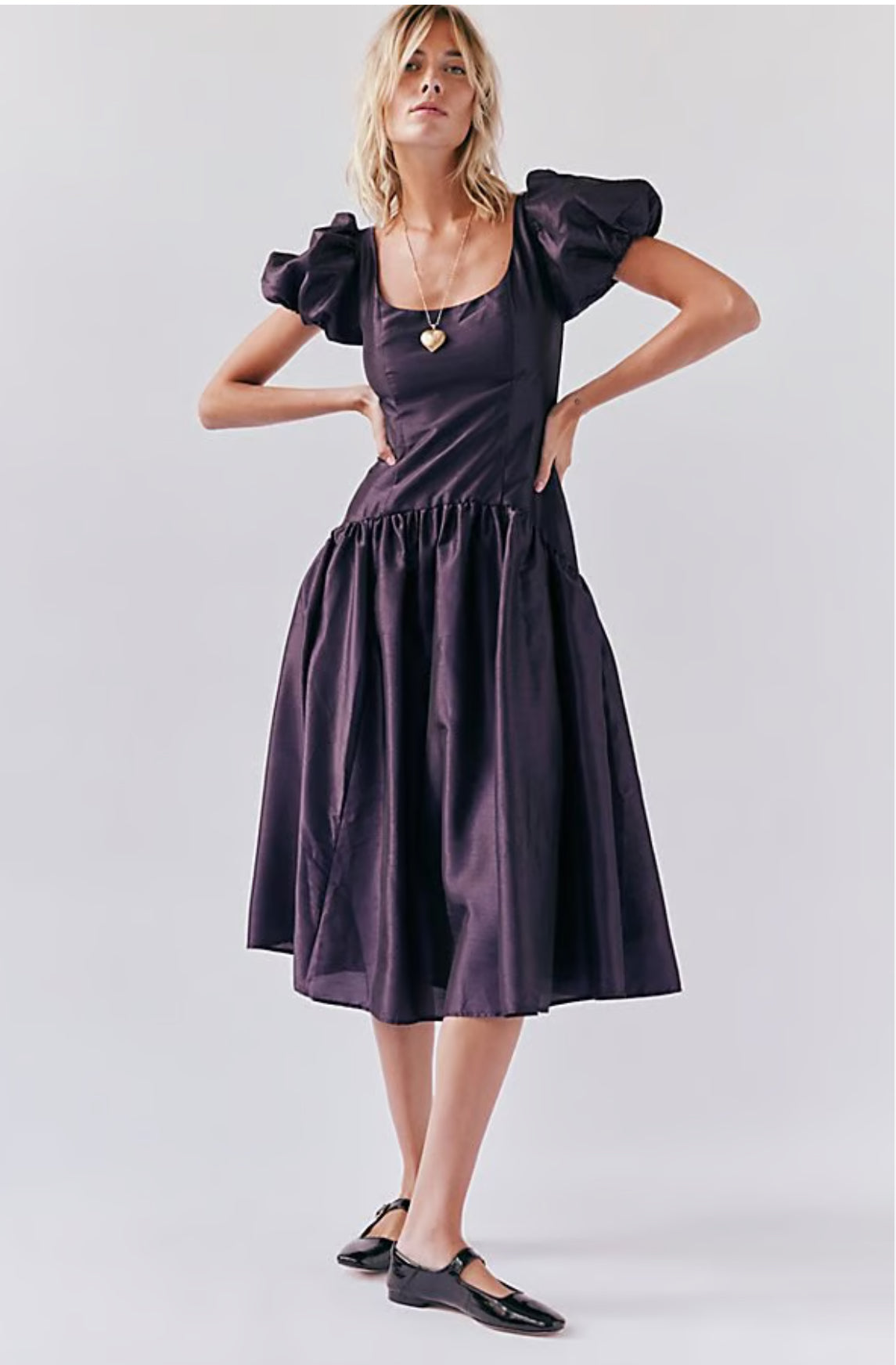 HUTCH
Brighton Puff Sleeve Dress - Purple Sz 4 $407