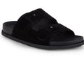 VINCE Men’s dune suede slides in black Sz 8 $225