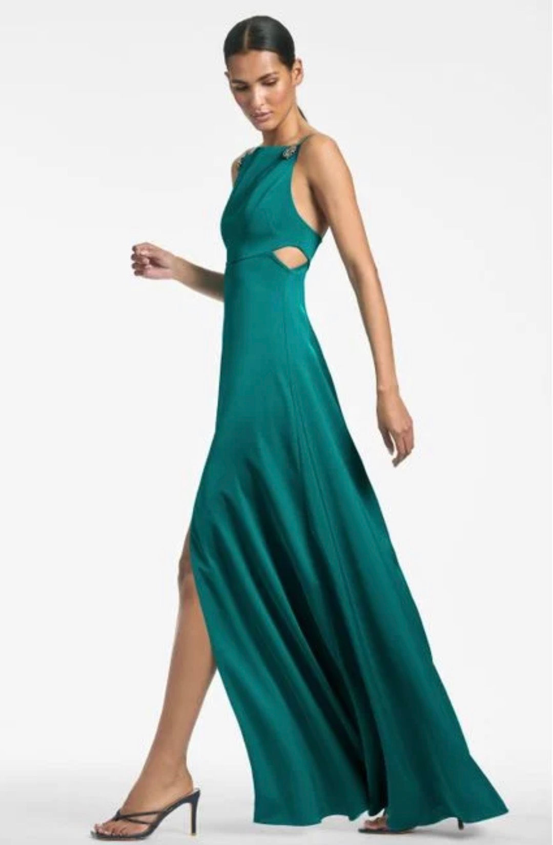 Sachin & Babi Torence Gown in Dragonfly (green) Sz 6 $565