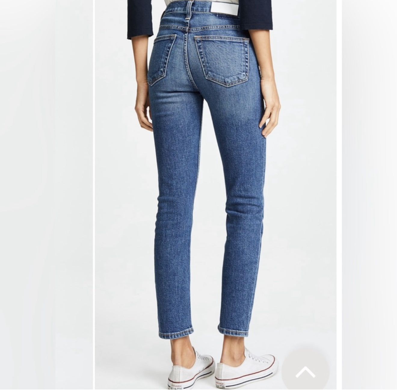 NWT RE/DONE High Rise Comfort
Stretch Ankle Crop Jeans Sz 24