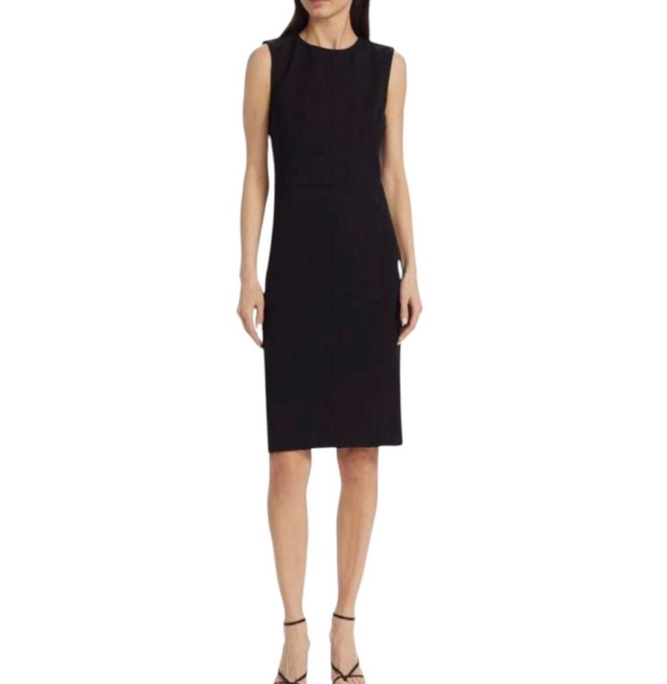 Vince Black Seamed Sheath Dress Size 2 $395