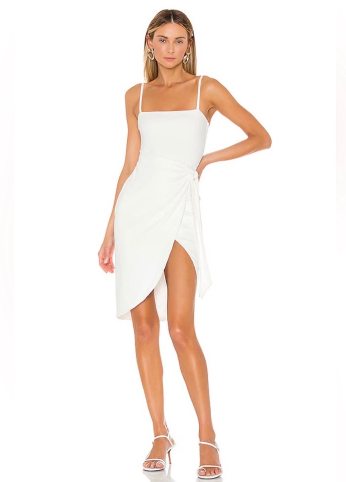 Lovers and Friends Arlo Midi Dress in White Sz Small