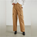 Rails Daley Cotton & Linen Cargo Pants In Camel size 8 $258